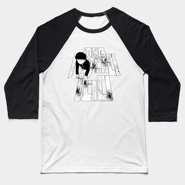 MOB PSYCHO Baseball T-Shirt by KronoShop